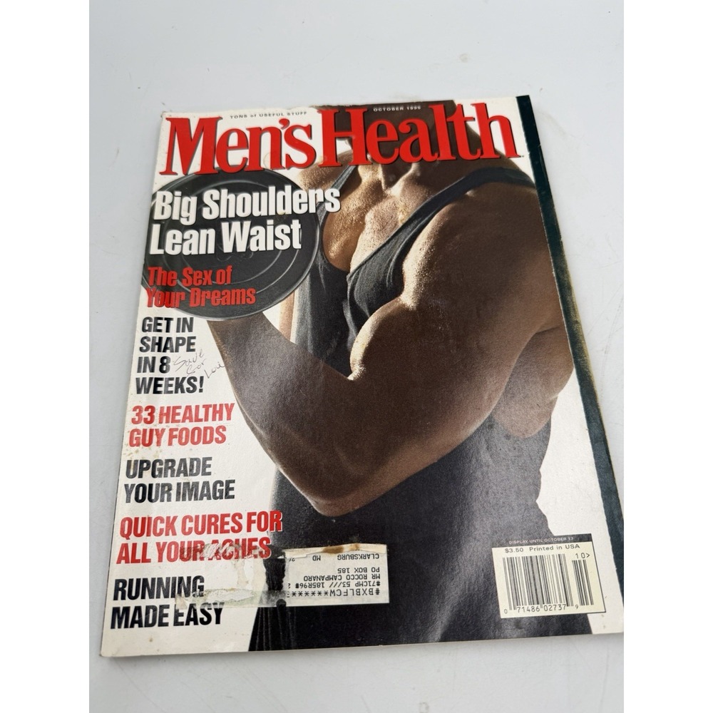 Vintage Men's Health Magazine October 1995 - Aaron Goodman